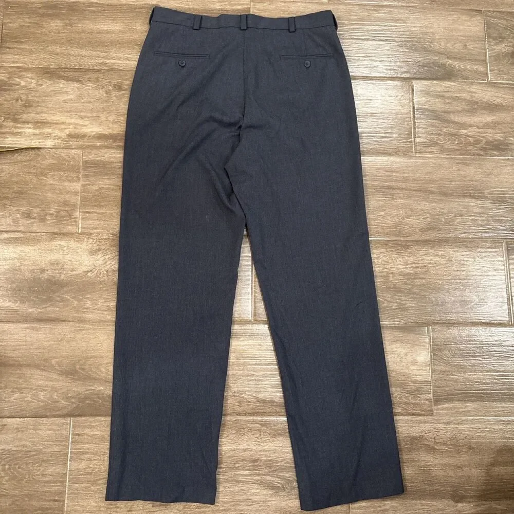 Kenneth Cole Men’s Blue Dress Pants Size 36x34‎ With Tab Waistband